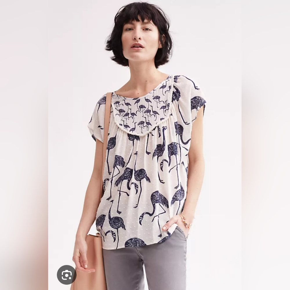 Anthropologie Wild Flamingo Women's Top